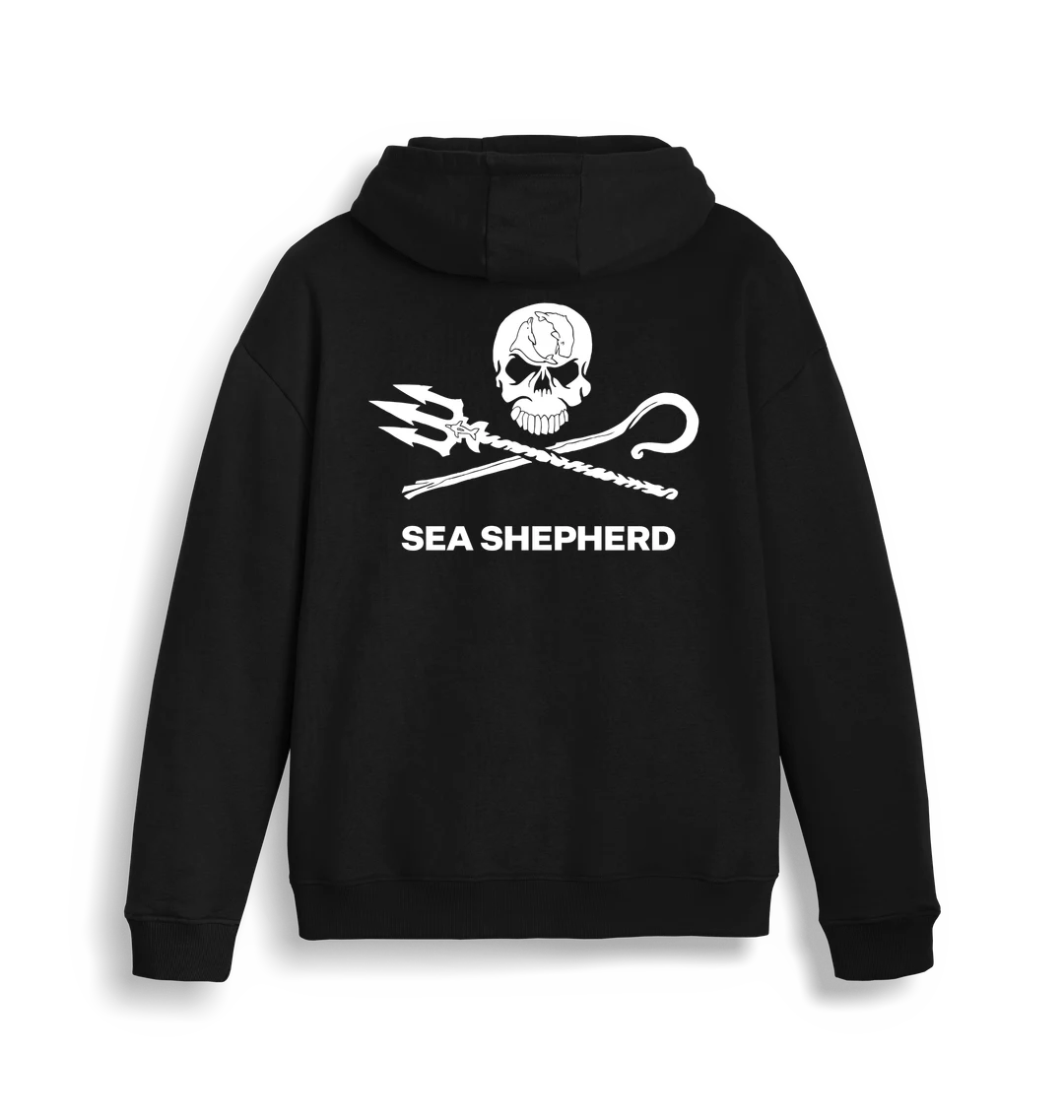 Pull à capuche et fermeture éclaire Sea Shepherd