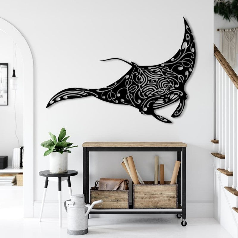 Décoration murale en métal - LA MANTA (sur commande)