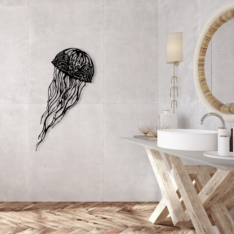 Décoration murale en métal - MEDUSE (sur commande)